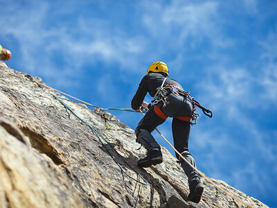 Iniciación a la escalada en la Sierra de Guadarrama para 3 personas