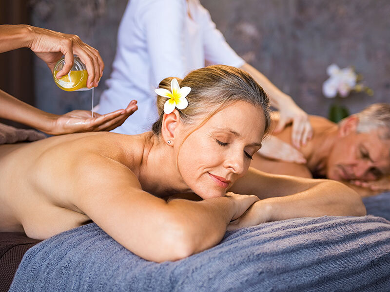 Lyxiga timmar på spa