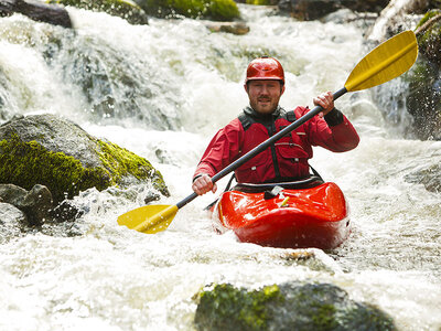 Boks Kajakkursus: River rafting i Mörrumsåns for nybegynderen