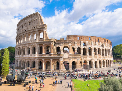 Cofanetto regalo Nell’antica Roma con 2 ingressi al Colosseo, Foro Romano e Colle Palatino con tour in bus