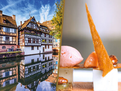 Coffret cadeau 3 jours en hôtel 4* avec repas dans un restaurant 1 Étoile au Guide MICHELIN à Strasbourg