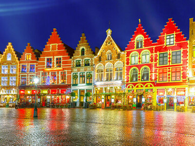 Doos 2-daagse met ontbijt in de kerstmarktstad Brugge