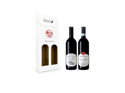 Cofanetto regalo Selezione di 2 vini rossi DOC e IGT Cantina Mastrojanni a domicilio