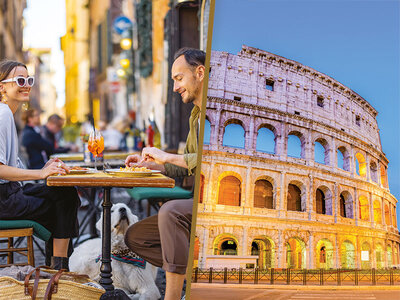 Cofanetto regalo Incantevole soggiorno a Roma con un emozionante tour gastronomico