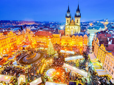 Cadeaubon 3-daagse met ontbijt in de kerstmarktstad Praag