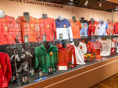 Museo de la Selección Española de Fútbol: 2 entradas y gorras para 2 personas