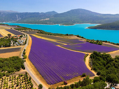 Coffret cadeau Vol en hélicoptère de 20 min à Valensole