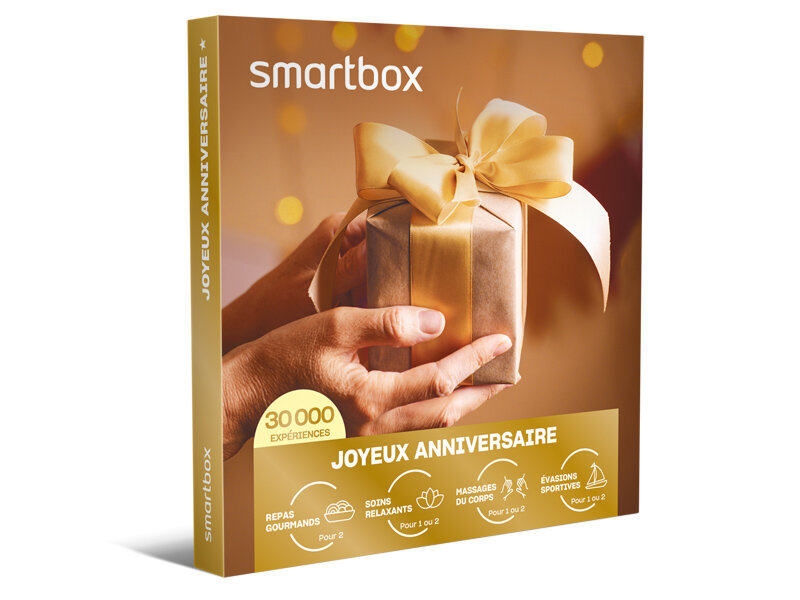 Smartbox Joyeux anniversaire ! Pour homme 60 ans - Coffret Cadeau  Multi-thèmes pas cher 