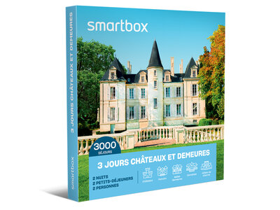 Coffret cadeau 3 jours châteaux et demeures