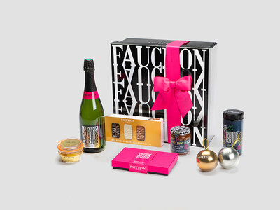 Coffret cadeau Coffret Un Soir de Noël Fauchon : douceurs et champagne livrés à domicile