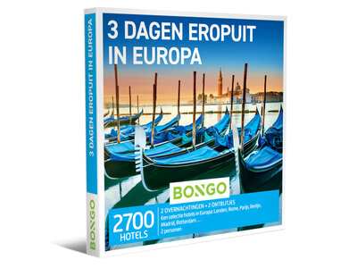 Cadeaubon 3 Dagen Eropuit in Europa