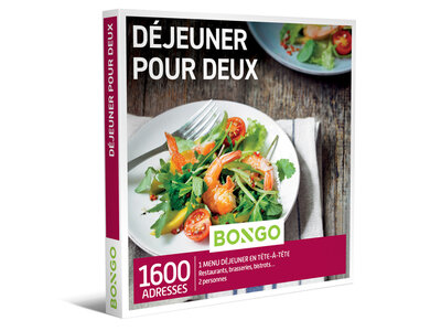 Coffret cadeau Déjeuner pour deux