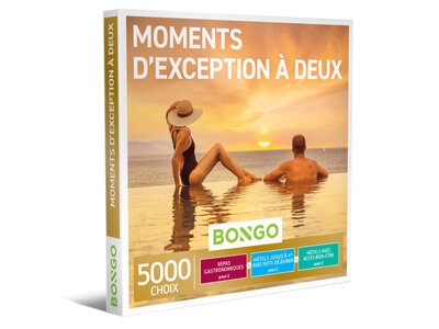 Coffret cadeau Moments d'exception à deux