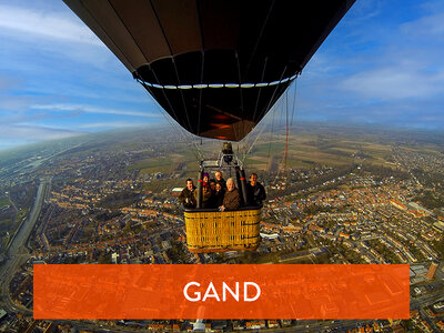 Coffret cadeau Vol en montgolfière au-dessus de Gand avec champagne pour 1 personne