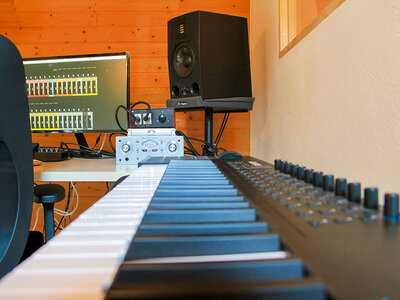 Box Professionelle Aufnahme eines Songs im Studio nahe Lausanne für 2 Personen