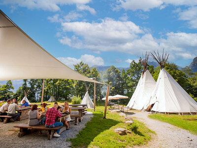 Coffret Séjour familial avec 2 nuits en tipi et tir à l'arc