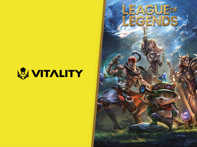 Coffret cadeau Bon cadeau de 59,90 € sur l'e-shop de la Team Vitality et de 20 € sur League of Legends