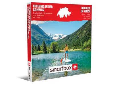 Coffret cadeau Bonheur en Suisse