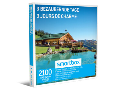 Coffret cadeau 3 jours de charme