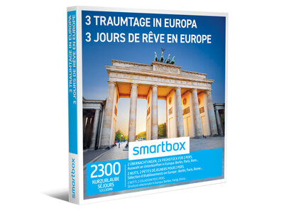 Geschenkbox 3 Traumtage in Europa