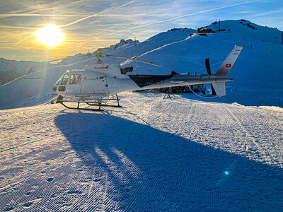 Geschenkbox Adrenalin und Abenteuer beim Heliskiing in Zermatt für 5 Personen