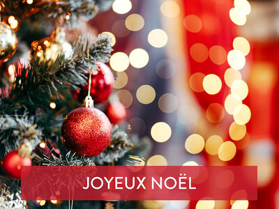 Coffret cadeau Joyeux Noël : 1 activité pour 2 personnes