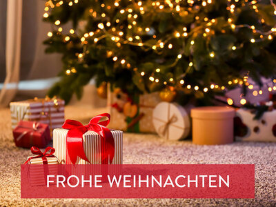 Geschenkbox Wochenende unterm Weihnachtsbaum