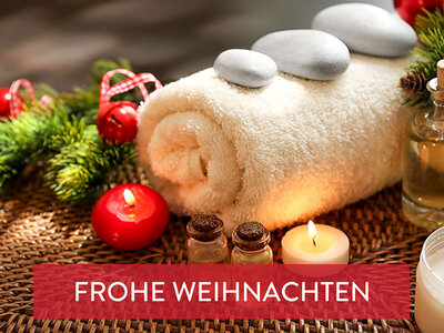 Geschenkbox Frohe Weihnachten: 1 Übernachtung in Europa mit Wellness