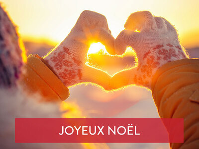 Coffret cadeau Joyeux Noël : 2 nuits romantiques