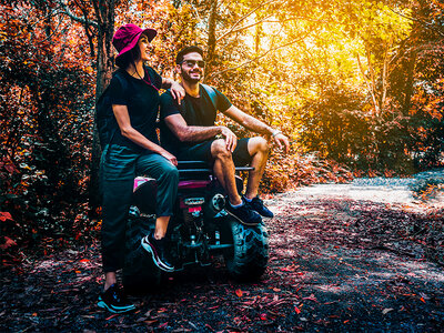 Cofanetto regalo Giro in Quad di 30 minuti a Palermo per 2 persone e menù speciale