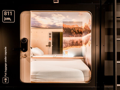 Coffret cadeau 1 nuit insolite en Swiss Capsule™ à Zurich
