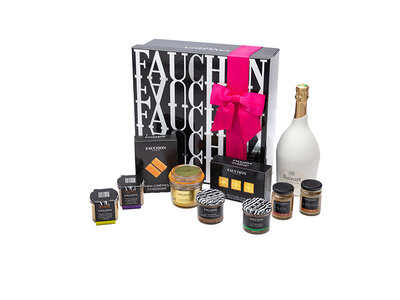 Coffret cadeau Coffret Chic'issime Fauchon : douceurs et champagne livrés à domicile