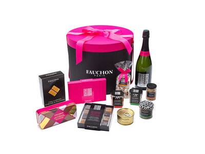 Coffret cadeau Boîte Chapeau n°1 Fauchon : produits gourmets salés et sucrés livrés à domicile