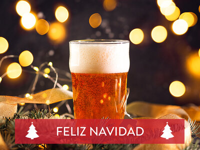 Caja regalo Al amante de la cerveza: ¡feliz Navidad!