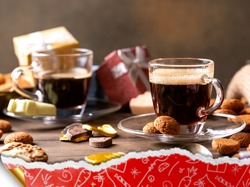 Coffret cadeau Joyeuse Saint-Nicolas : petit-déjeuner avec des bulles