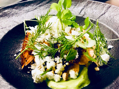 Luksus silde- og fiskebord for 2 på Bisserup Strandkro