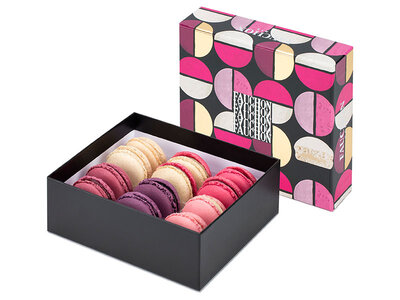 Coffret cadeau Coffret Décor Macaron Fauchon : 12 macarons livrés à domicile