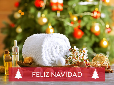 Caja regalo Navidad de relax: 1 masaje de 1 hora para 2 personas