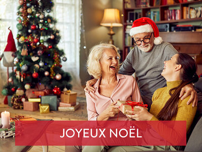 Coffret cadeau Joyeux Noël Papa et Maman ! Des séjours et des moments exceptionnels pour 2 parents formidables