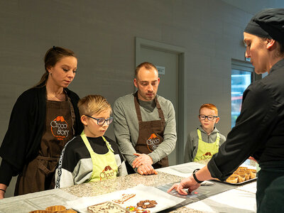 Coffret cadeau Atelier de travail du chocolat en famille chez Choco-Story à Bruxelles