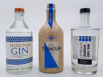 Cofanetto 3 consegne a domicilio di Gin artigianale svizzero