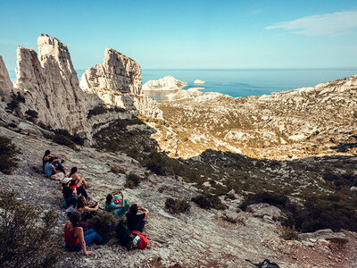 Escalade pour 4 personnes dans les Calanques de Marseille : 1 journée