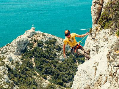 Coffret cadeau Escalade dans les Calanques de Marseille : 1 journée