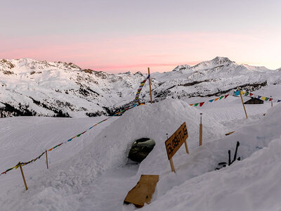 2 jours insolites dans un igloo avec souper dans les Alpes