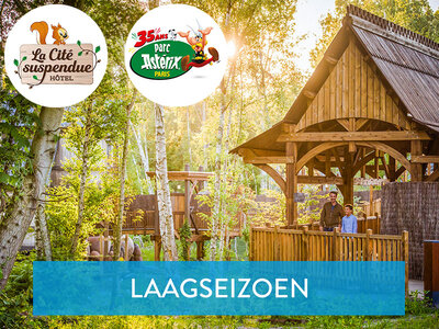 Cadeaubon 2 dagen Parc Astérix in 2024 incl. overnachting in La Cité Suspendue