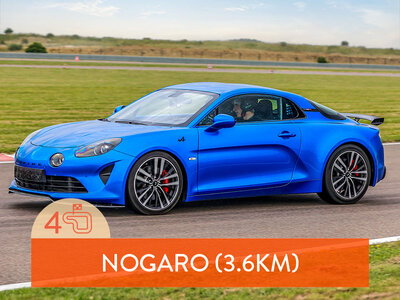 Coffret cadeau Stage de pilotage : 4 tours sur le circuit de Nogaro en Alpine A110 S