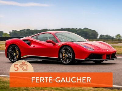 Coffret cadeau Stage de pilotage : 5 tours sur le circuit de La Ferté-Gaucher en Ferrari 488