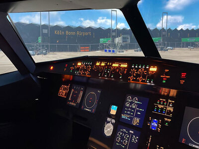 2 Stunden im Cockpit eines Airbus A320-Simulators für 2 Personen