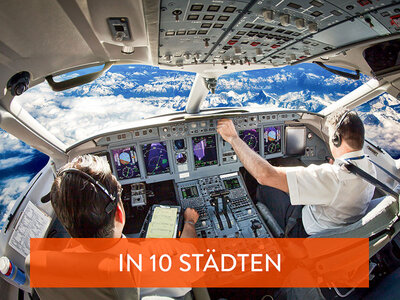 Geschenkbox Aufregender Höhenflug im Airbus- oder Boeing-Simulator für 1 Person