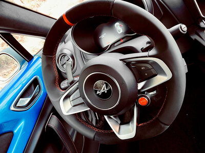 35 km su strada alla guida di una Alpine A110 S in Alsazia